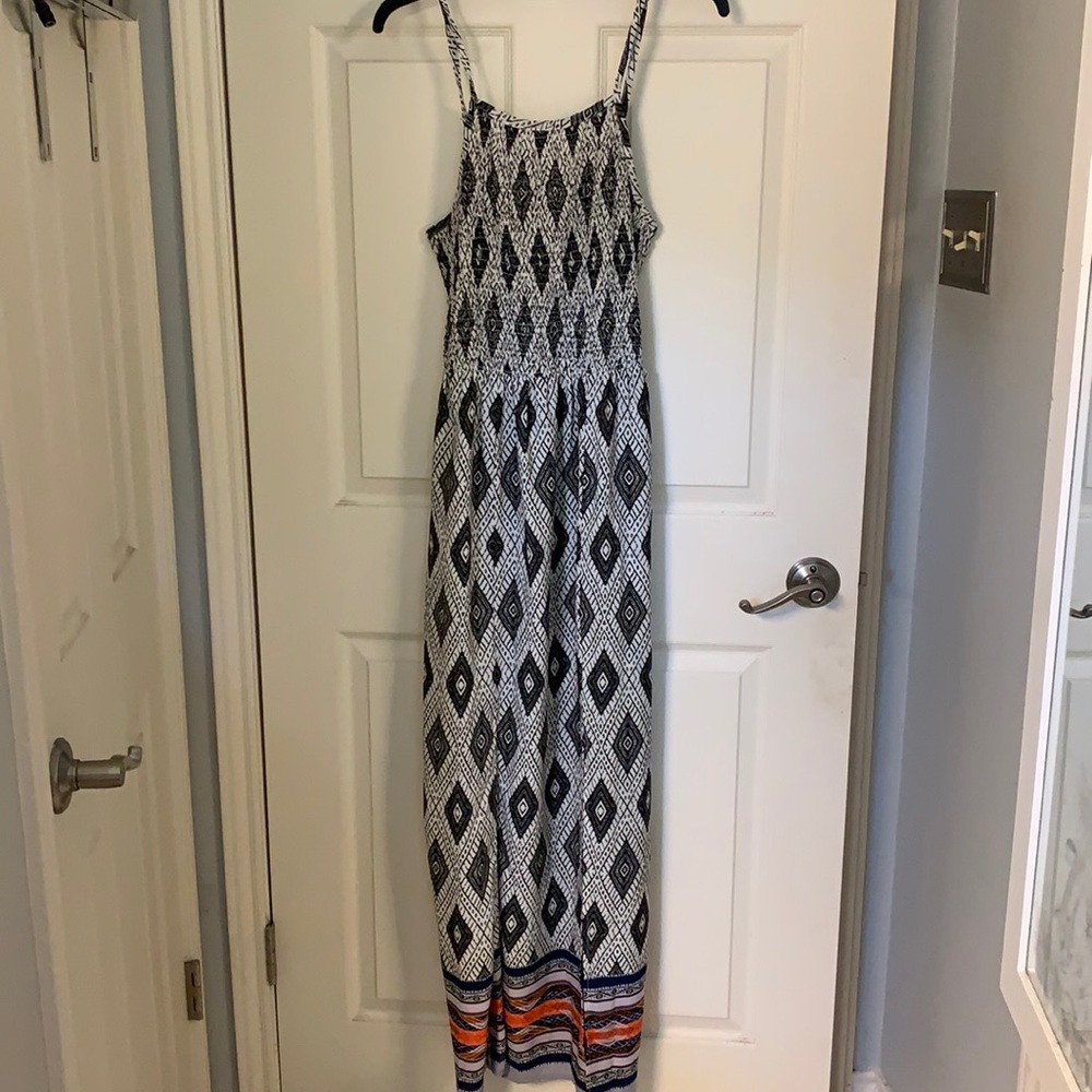 Tribal print maxi dress